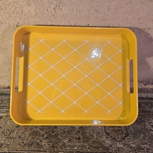 Yellow Zak Brand Serving Tray; TV Tray; Coffee Table Tray